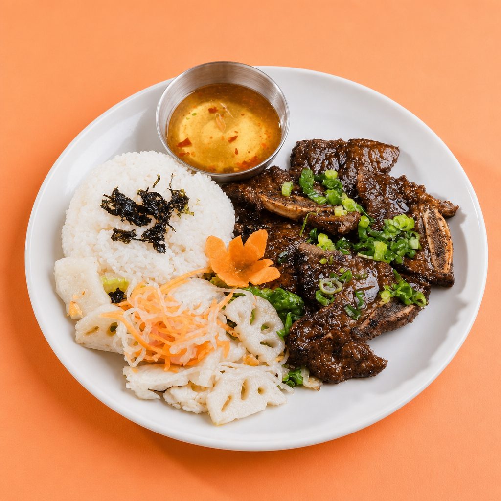 Baby Beef Short Rib / Sườn Bò Nướng.